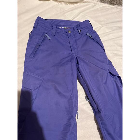 Girls M 7/8 Dry Ride Burton Ski Snowboard Winter Pants - Picture 2 of 5